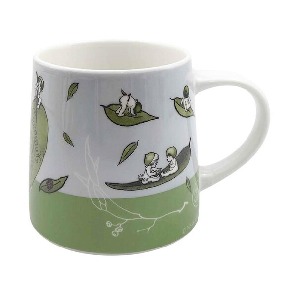 Urban May Gibbs 400ml/9cm Ceramic Mug w/ Handle Coffee/Tea Drinkware Cup Green