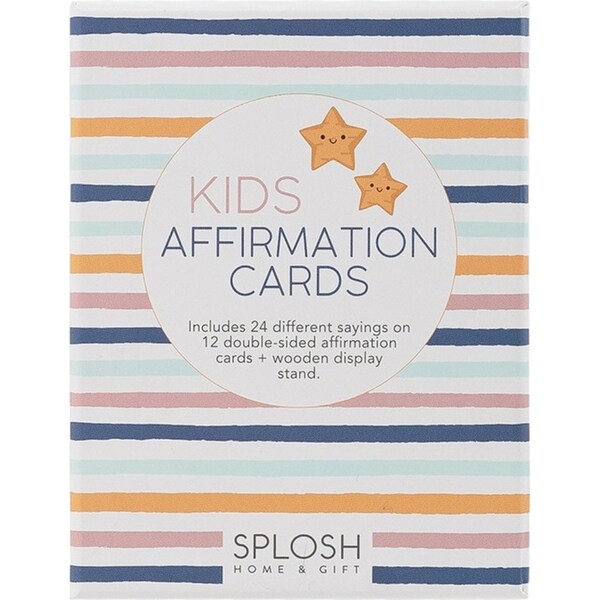 Splosh Kids By Splosh Affirmation Cards Kids Positive Inspiring Quotes w/ Stand