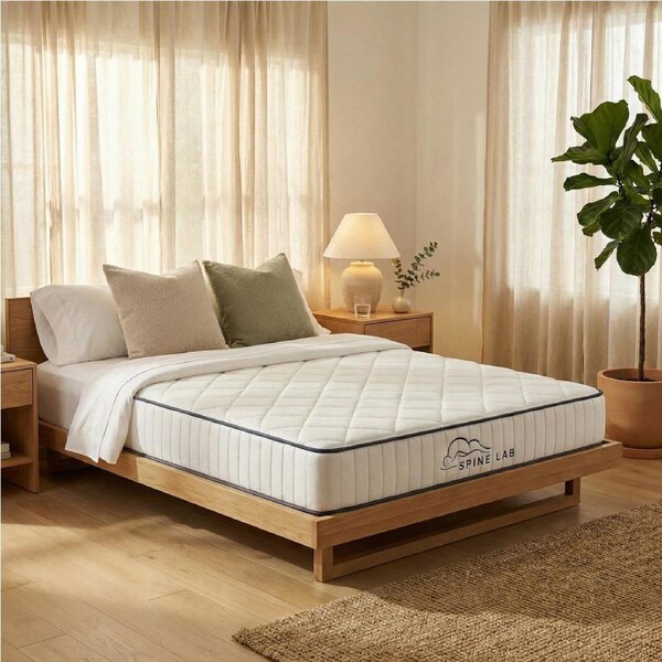 Spine-Lab Mattress 5 Zone 21cm Medium Firm Foam Bonnell Spring King
