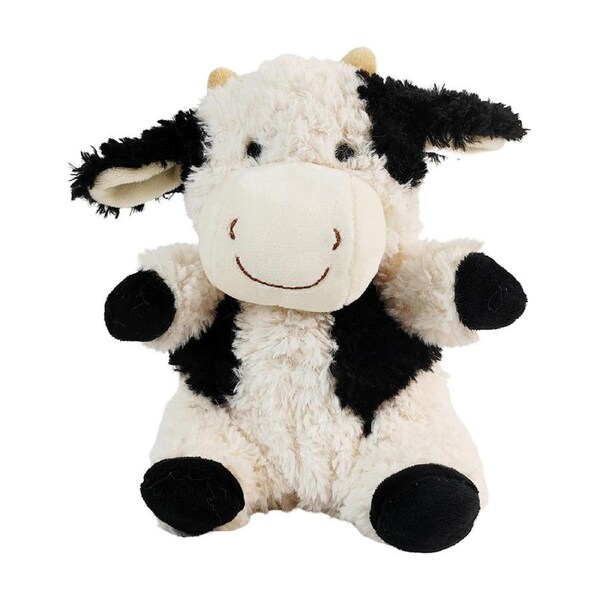 Urban Curly Cow 18cm Soft Toy Kids/Children Animal Fun Play Plush White & Black