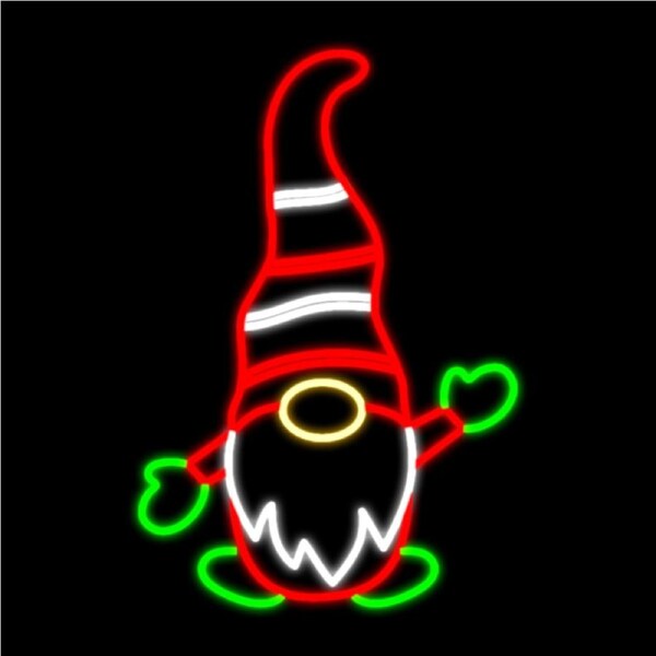 Gnome Red & White 90cm