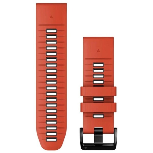 Garmin QuickFit 26 Watch Band - Flame Red/Graphite