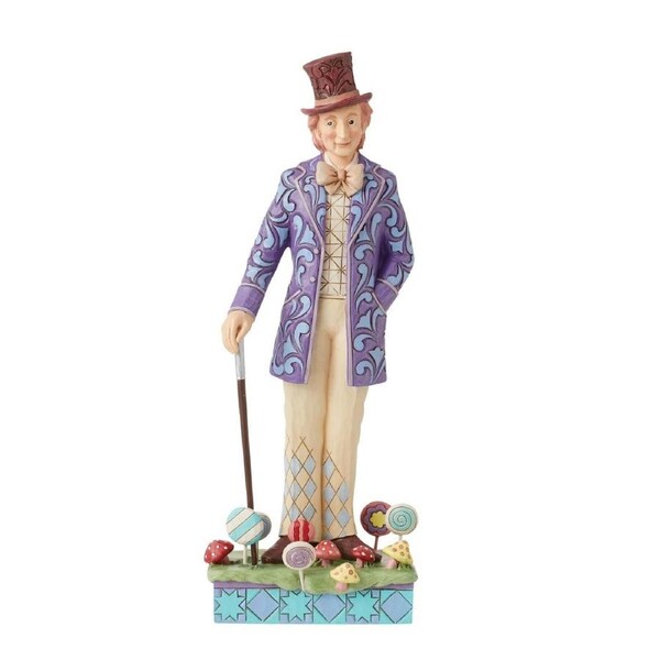 Willy Wonka by Jim Shore - Willy Wonka with Cane Figurine 27cm