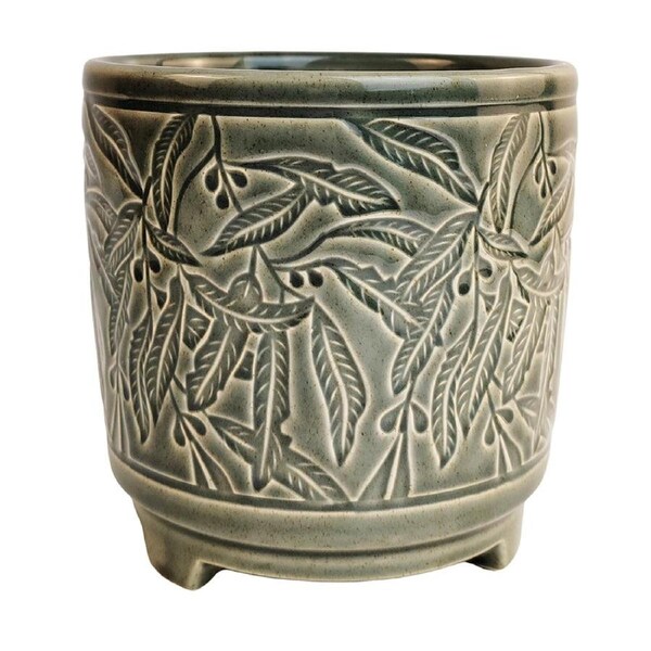 Urban 14cm Ceramic Maeve Folaige Planter Plant Pot Home/Garden Decor Forrest