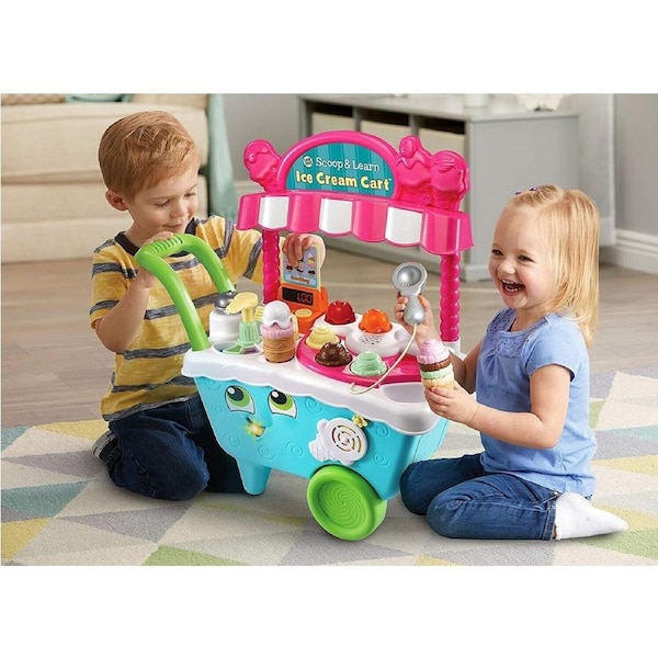 LeapFrog Scoop and Learn Ice Cream Cart Ages 2+ New Toy Play School Memory Game
