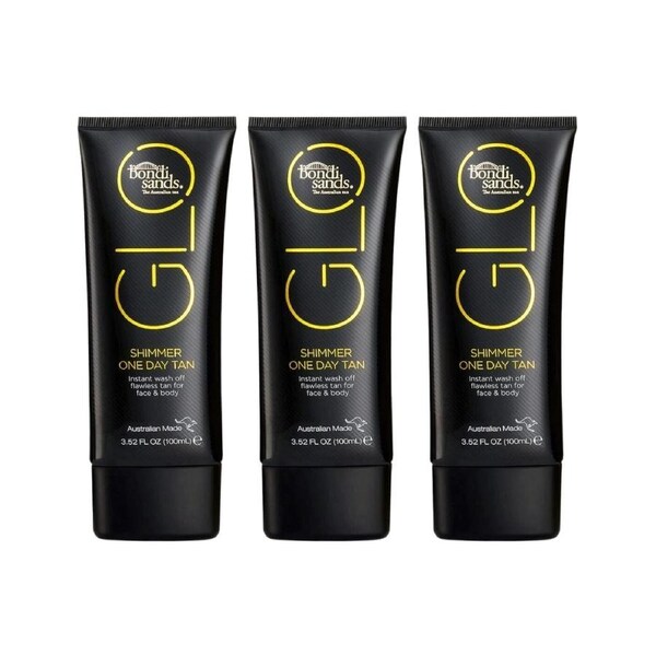 3 x Bondi Sands Glo Shimmer One Day Tan Lotion 100mL