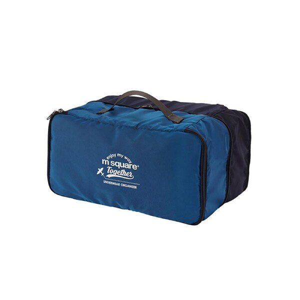 M Square TraveLGear Double Layer underwear Storage bag blue