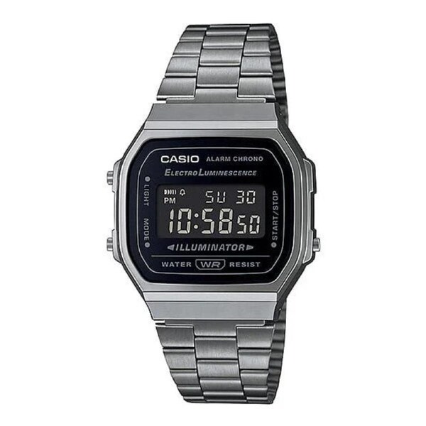 Casio Classic Unisex Digital Silver A168WGG-1B / A168WGG-1B