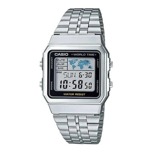 Casio Classic Unisex Digital Sliver Watch A500WA-1DF / A500WA-1