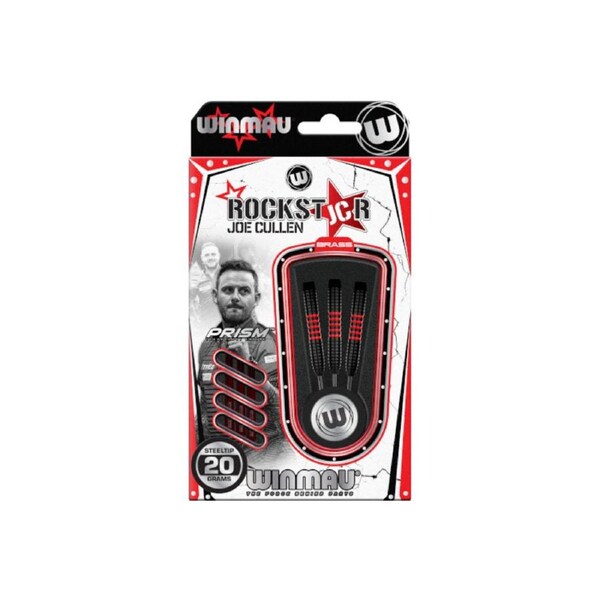 WINMAU Joe Cullen Black Coated Prism Brass Darts 20 Gram