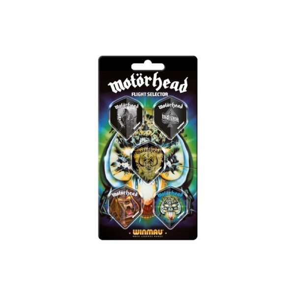 Winmau Motorhead 2024 Flight Collection 100 Micron (Pack of 5 sets of 3 fights)