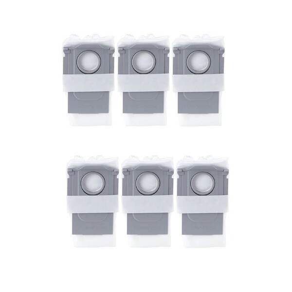 6 Roborock Bags for Q & S Series Robot Vacuum Cleaners Original Auto Empty Dust Bag