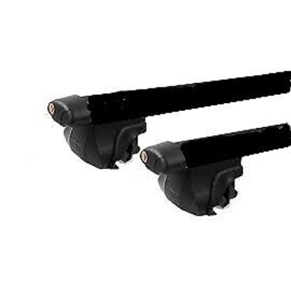 2xBLACK CROSS BARS / ROOF RACKS For Cupra Ateca 2022-2023 New