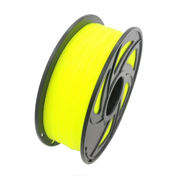 PETG 3D Printer Filament 1.75mm 3D Printing 1kg/roll Eco-friendly FLUOYELLOW