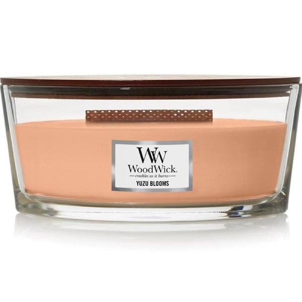 Woodwick Yuzu Blooms Candle Crackles As It Burns Ellipse Hearthwick