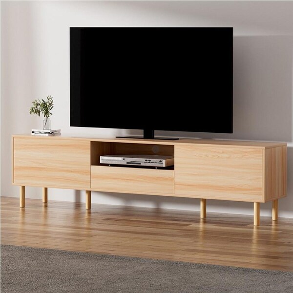 Artiss Entertainment Unit TV Cabinet Stand 180cm Storage Drawers Pine
