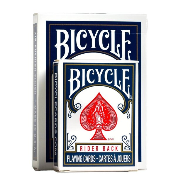 Bicycle Mini Jeu De Cartes Rouge – 52 Cartes 44x63 Mm – USPCC – Pour Magie Ou Voyage – Format Poche