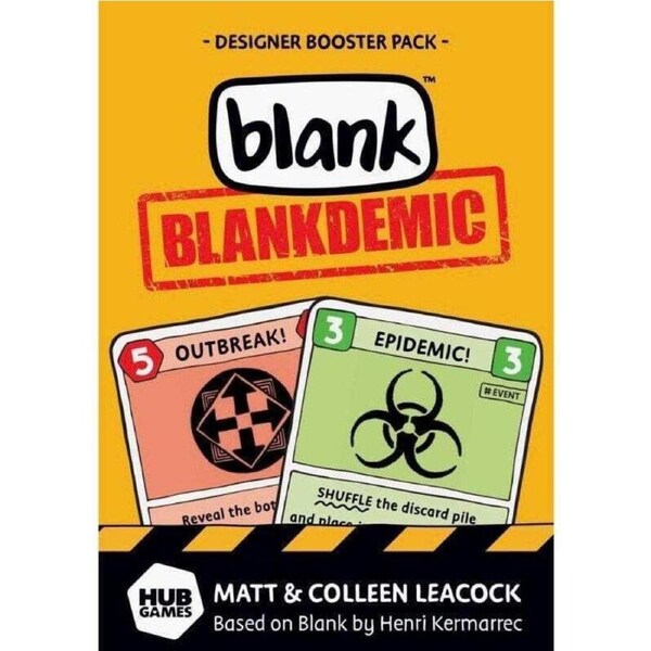 BlankDEMIC Board Game