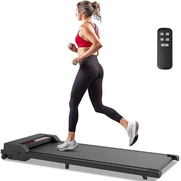 Advwin Walking Pad, Under Desk Electric Treadmill for Home Office Gym Exercise Fitness, Remote Control, 120KG Capacity