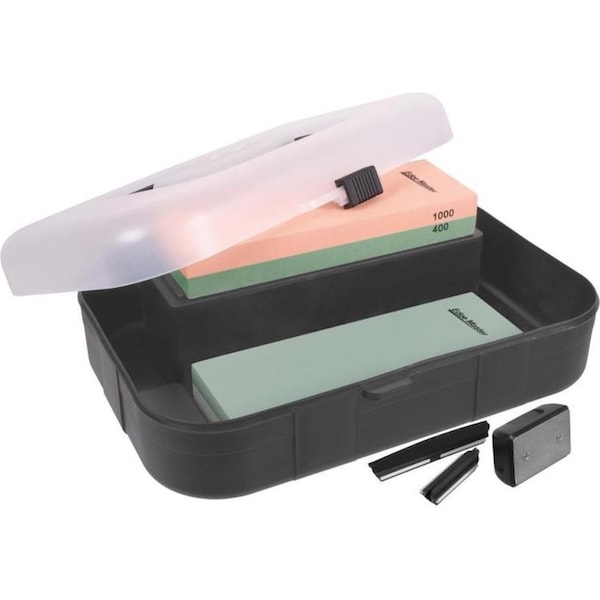 Edge Master Ultimate Whetstone Set Knife Sharpening Kit - 6 Piece