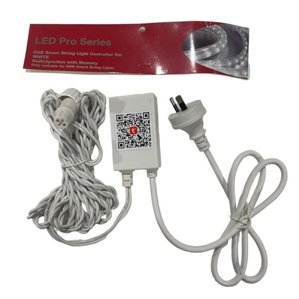 RGB String Light 8 Function Wi-Fi Controller Power Cord