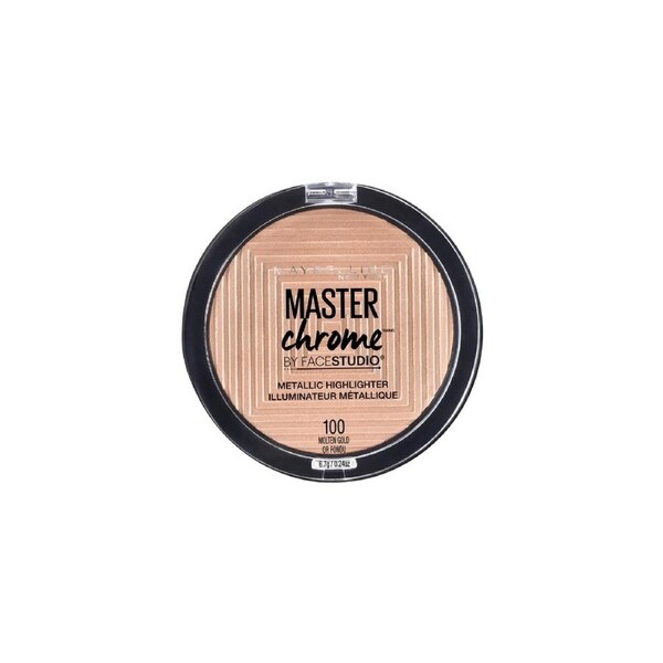 Maybelline Master Chrome Metallic Highlighter Powder 6.7g - 100 Molten Gold