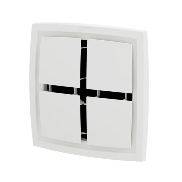 Clipsal Airflow Square Fascia Ceiling Exhaust Fan White - CEF40N-WE