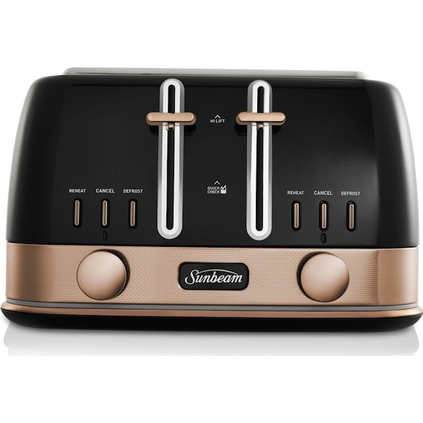 Sunbeam New York Collection 4 Slice Toaster Black Bronze