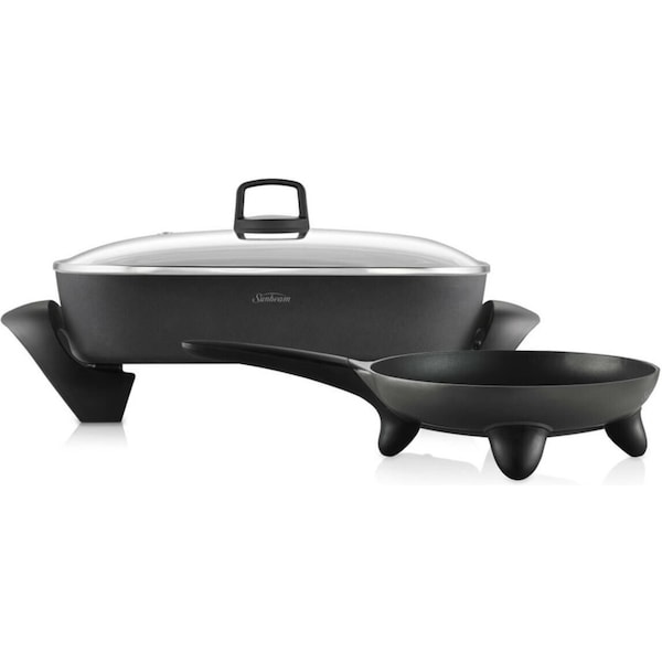 Sunbeam DiamondForce Brekky & Banquet Frypan And Skillet Set