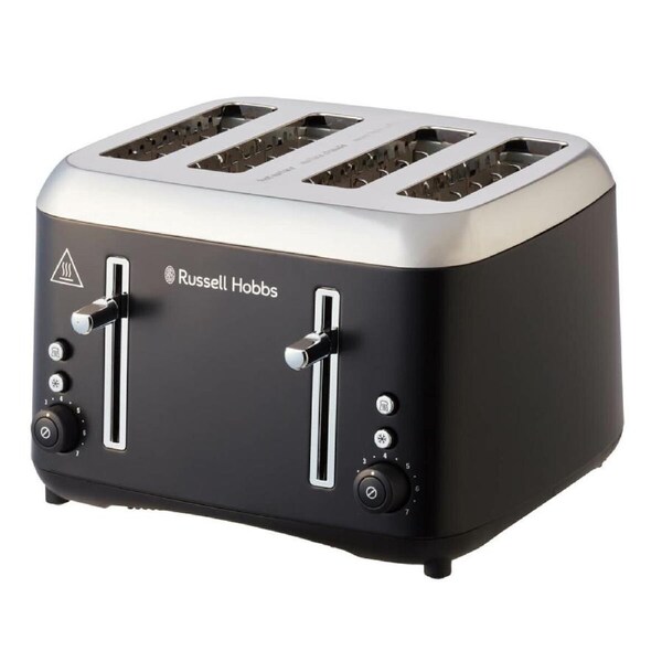 Russell Hobbs Addison 4 Slice Toaster Matte Black