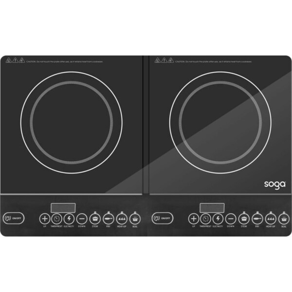 SOGA Portable Twin Induction Cooktop