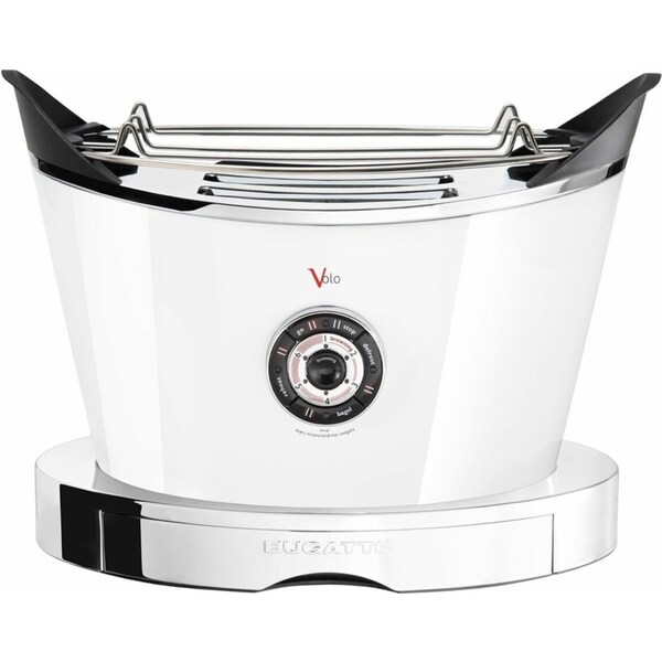 Bugatti Volo 2 Slice Toaster White