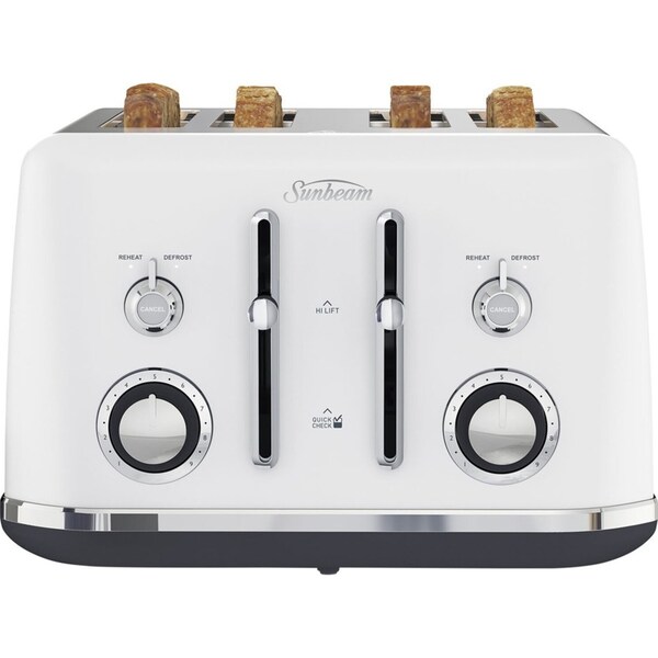 Sunbeam Alinea Select 4 Slice Toaster White