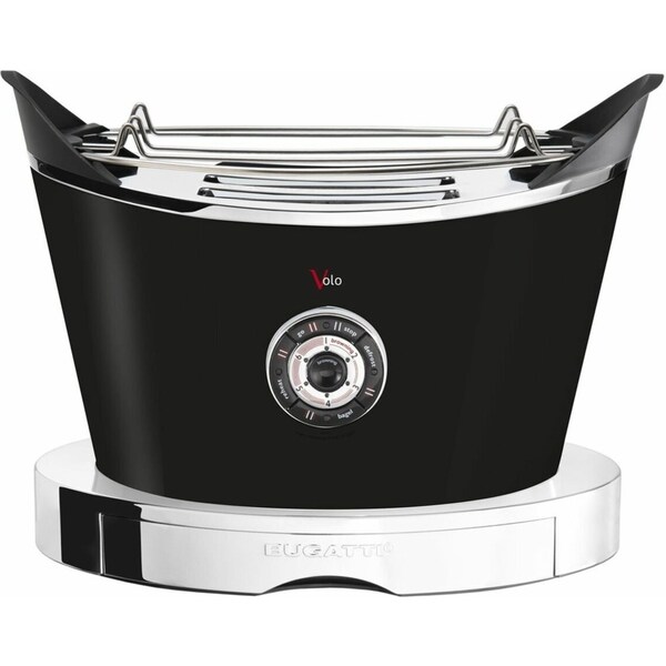 Bugatti Volo 2 Slice Toaster Black