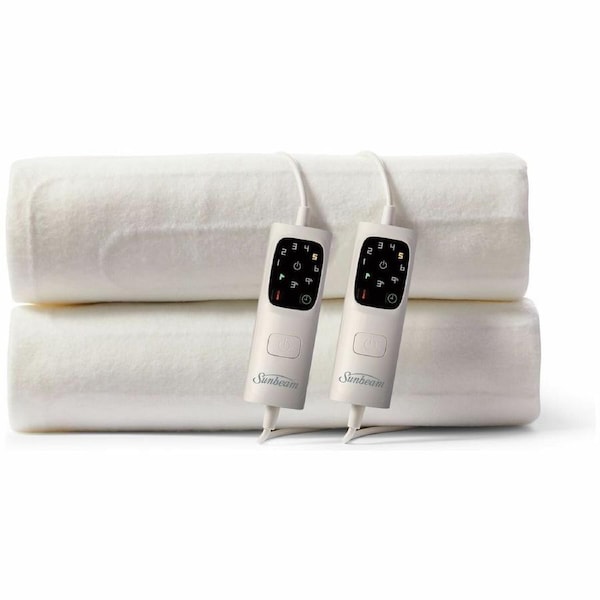 Sunbeam Sleep Perfect Anti Bacterial Queen Electric Blanket