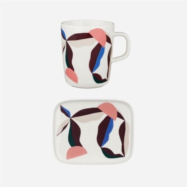 Marimekko Oiva/Berry Mug & Plate Set - Multi