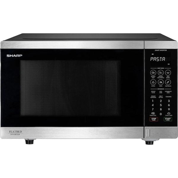 Sharp 32L Flatbed 1200W Microwave S/Steel