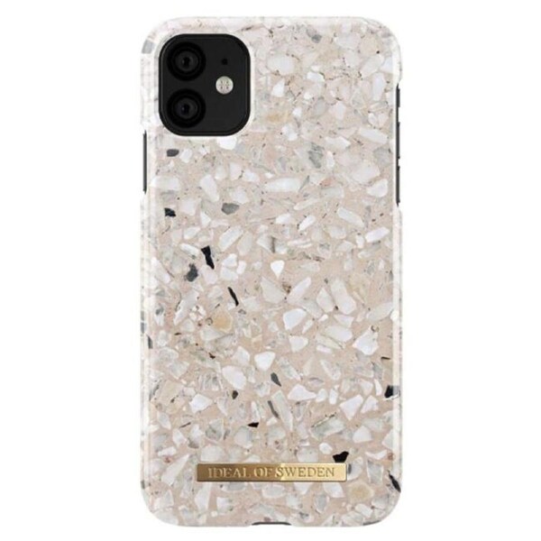 Ideal Of Sweden Fashion Case (Suits iPhone 11/XR) - Greige Terazzo