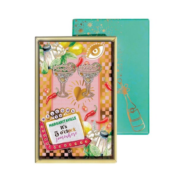 Margaritaville Glasses Earrings