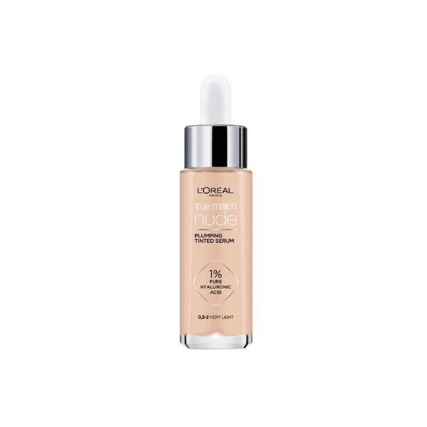 L'Oreal Paris True Match Nude Plumping Tinted Serum 30mL - 0.5-2 Very Light