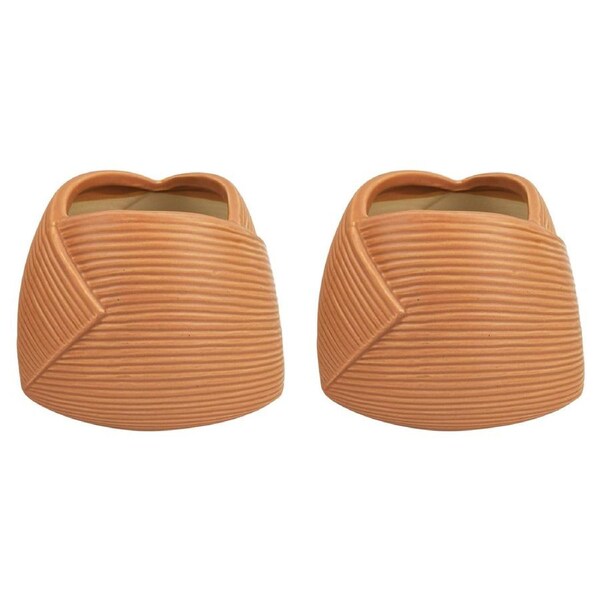 2x Urban Jocelyn 15cm Ceramic Planter Flower/Plant Pot Medium Desk Decor Sherbet