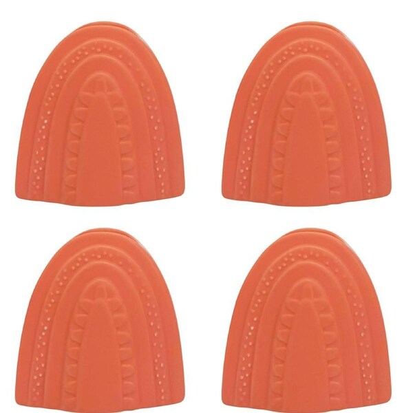 4x Urban Addie Rainbow 12cm Ceramic Planter Plant Pot Home Decor Small Peach