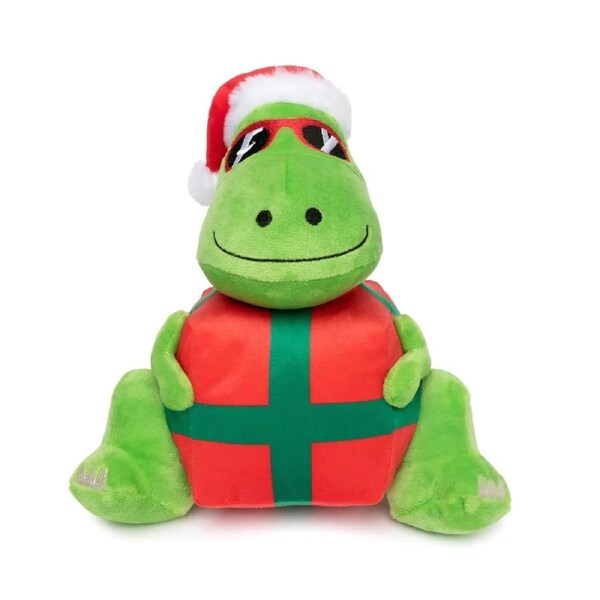 Wraptor Large Christmas Soft Dog Toy 20cm x 18cm x 21cm by FuzzYard