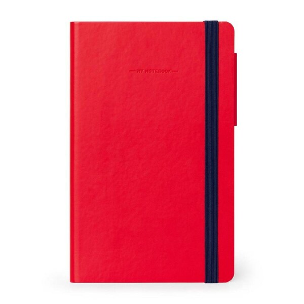 Legami My Notebook Medium Plain Journal Personal Diary School Stationery Red