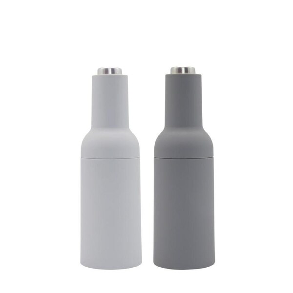 Salt and Pepper Electric Grinder Battery Operated Set - Grey