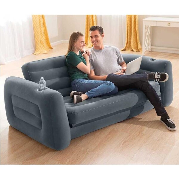 INTEX Pull-Out Chair 203x231x66 cm Dark Grey
