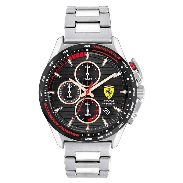 Scuderia Ferrari Pilota Evo Stainless Steel Men's Chronograph Watch - 830852