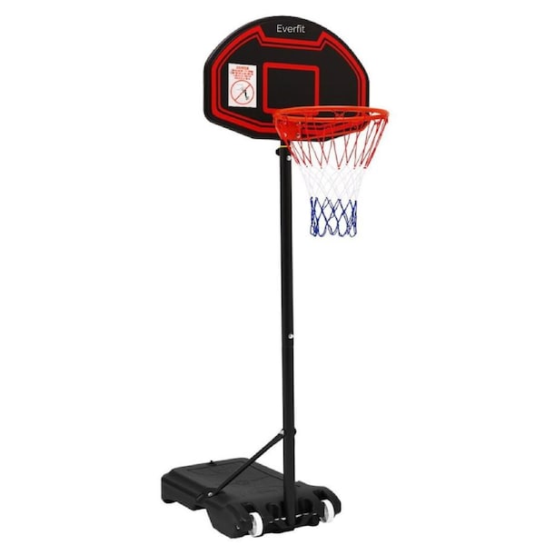 2.1M Adjustable Portable Basketball Stand Hoop System Rim Black