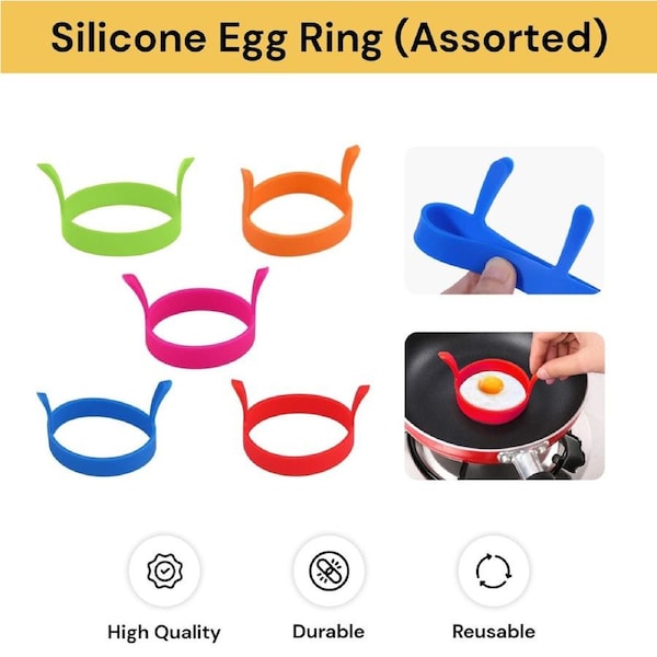 Silicone Egg Ring (Assorted)