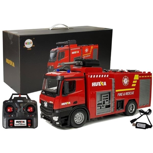 Huina 1562 Remote Controlled RC 1/14 2.4Ghz Fire Truck with Cannon